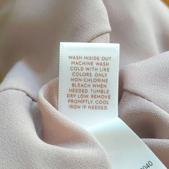 ✨HP✨ Lauren Conrad Button Down Top with Neck Tie - Size M - Picture 11 of 12